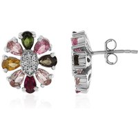 Turmalin-Silberohrringe Turmalin-Silberohrringe