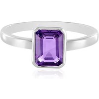 Sibirischer Amethyst-Silberring Sibirischer Amethyst-Silberring