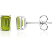 Peridot-Silberohrringe Peridot-Silberohrringe