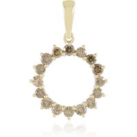 I2 Champagner-Brillant-Goldanhänger (de Melo Gold) I2 Champagner-Brillant-Goldanhänger (de Melo Gold)