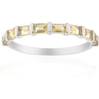 Citrin-Silberring Citrin-Silberring