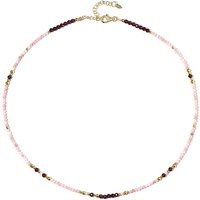 Edelstein-Silberhalskette Edelstein-Silberhalskette