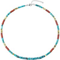 Edelstein-Silberhalskette Edelstein-Silberhalskette