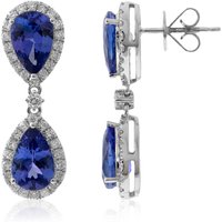 AAA-Tansanit-Goldohrringe (CIRARI) AAA-Tansanit-Goldohrringe (CIRARI)