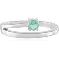 Russischer Smaragd-Silberring Russischer Smaragd-Silberring