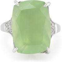 Prehnit-Silberring Prehnit-Silberring