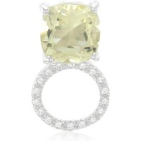 Limonen-Citrin-Silberanhänger Limonen-Citrin-Silberanhänger