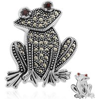 Edelstein-Silberbrosche Edelstein-Silberbrosche