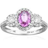 Pinkfarbener Saphir-Goldring (CIRARI) Pinkfarbener Saphir-Goldring (CIRARI)