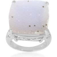 Glitzer-Achat-Silberring Glitzer-Achat-Silberring