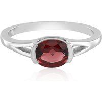 Mosambik-Granat-Silberring Mosambik-Granat-Silberring
