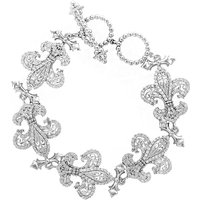 Zirkon-Silberarmband (Dallas Prince Designs) Zirkon-Silberarmband (Dallas Prince Designs)