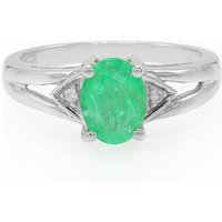 Bahia-Smaragd-Silberring Bahia-Smaragd-Silberring