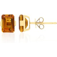 Citrin-Goldohrringe Citrin-Goldohrringe