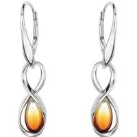 Baltischer Sunrise-Bernstein-Silberohrringe (dagen) Baltischer Sunrise-Bernstein-Silberohrringe (dagen)