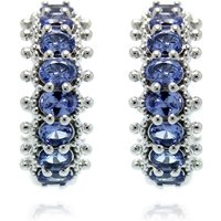 Tansanit-Silberohrringe (Dallas Prince Designs) Tansanit-Silberohrringe (Dallas Prince Designs)