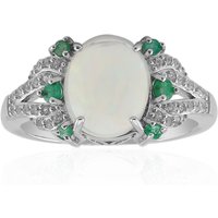 Welo-Opal-Silberring Welo-Opal-Silberring