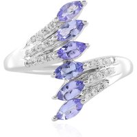 Tansanit-Silberring Tansanit-Silberring