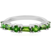 Russischer Diopsid-Silberring Russischer Diopsid-Silberring