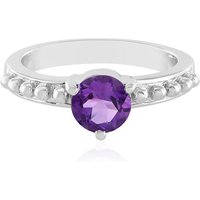 Sibirischer Amethyst-Silberring Sibirischer Amethyst-Silberring