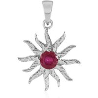 Madagaskar-Rubin-Silberanhänger Madagaskar-Rubin-Silberanhänger