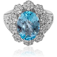 Himmelblauer Topas-Silberring (Dallas Prince Designs) Himmelblauer Topas-Silberring (Dallas Prince Designs)