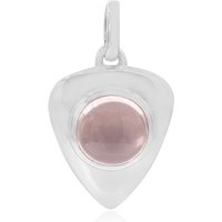 Rosenquarz-Silberanhänger Rosenquarz-Silberanhänger