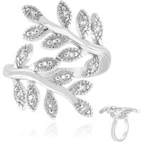 Weißer Topas-Silberring Weißer Topas-Silberring