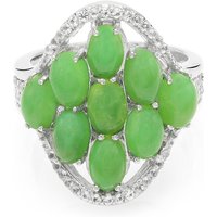 Kaiserlicher Chrysopras-Silberring Kaiserlicher Chrysopras-Silberring