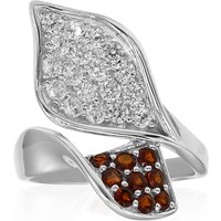 Mosambik-Granat-Silberring (TPC) Mosambik-Granat-Silberring (TPC)