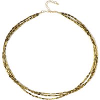 Goldener Hämatit-Silberhalskette (Riya) Goldener Hämatit-Silberhalskette (Riya)