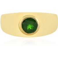 Russischer Diopsid-Silberring Russischer Diopsid-Silberring