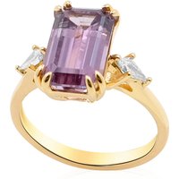 Pinkfarbener Diaspor-Goldring (AMAYANI) Pinkfarbener Diaspor-Goldring (AMAYANI)