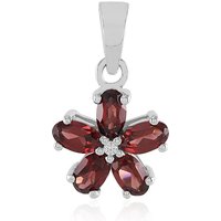 Mosambik-Granat-Silberanhänger Mosambik-Granat-Silberanhänger