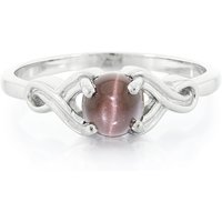 Skapolith-Katzenauge-Silberring Skapolith-Katzenauge-Silberring