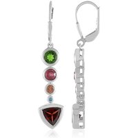 Edelstein-Silberohrringe (MONOSONO COLLECTION) Edelstein-Silberohrringe (MONOSONO COLLECTION)