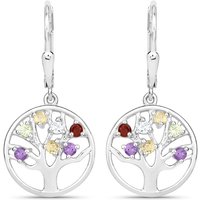 Sambia-Amethyst-Silberohrringe Sambia-Amethyst-Silberohrringe