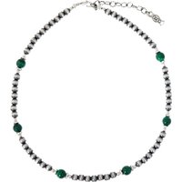 Malachit-Silberhalskette (Desert Chic) Malachit-Silberhalskette (Desert Chic)