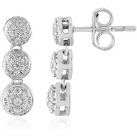 Zirkon-Silberohrringe Zirkon-Silberohrringe