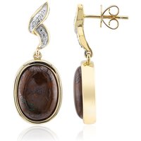 Boulder-Opal-Goldohrringe Boulder-Opal-Goldohrringe