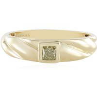 Gelber SI1 Diamant-Goldring (de Melo) Gelber SI1 Diamant-Goldring (de Melo)