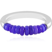 Äthiopischer Blauer Opal-Silberring Äthiopischer Blauer Opal-Silberring