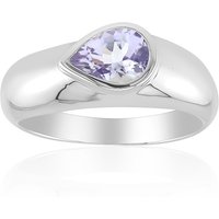Fliederfarbener Tansanit-Silberring (Pallanova) Fliederfarbener Tansanit-Silberring (Pallanova)