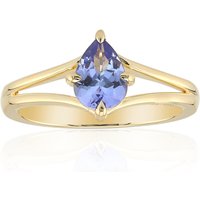 Nicht erhitzter Tansanit-Silberring (Remy Rotenier) Nicht erhitzter Tansanit-Silberring (Remy Rotenier)