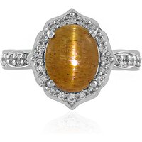 Sonnenstein-Katzenauge-Silberring Sonnenstein-Katzenauge-Silberring