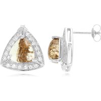 Magnesit-Silberohrringe Magnesit-Silberohrringe