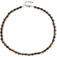 Edelstein-Silberhalskette Edelstein-Silberhalskette