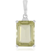 Limonen-Quarz-Silberanhänger Limonen-Quarz-Silberanhänger