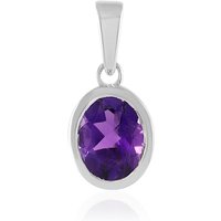 Marokkanischer Amethyst-Silberanhänger Marokkanischer Amethyst-Silberanhänger