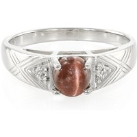 Skapolith-Katzenauge-Silberring Skapolith-Katzenauge-Silberring